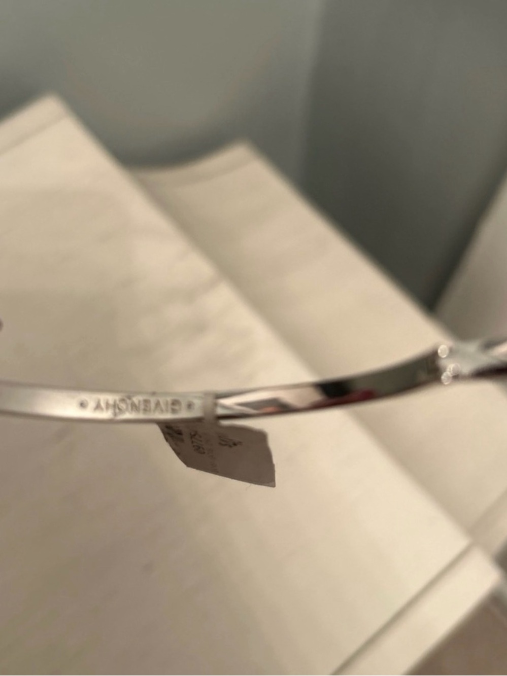 Givenchy Silver-Tone Slim Bangle Duo - Picture 2 of 6